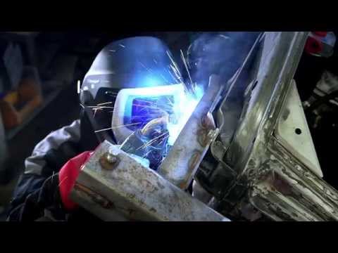 Welding in factory